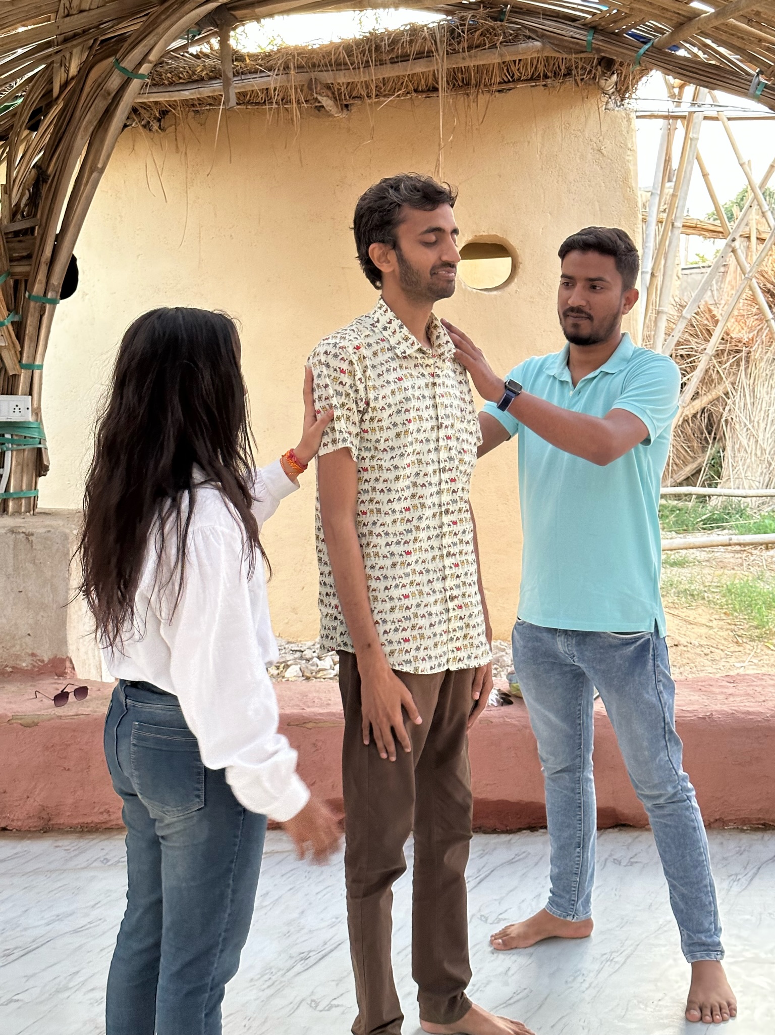 Nitin Jain experiencing a workshop at Vinyasa